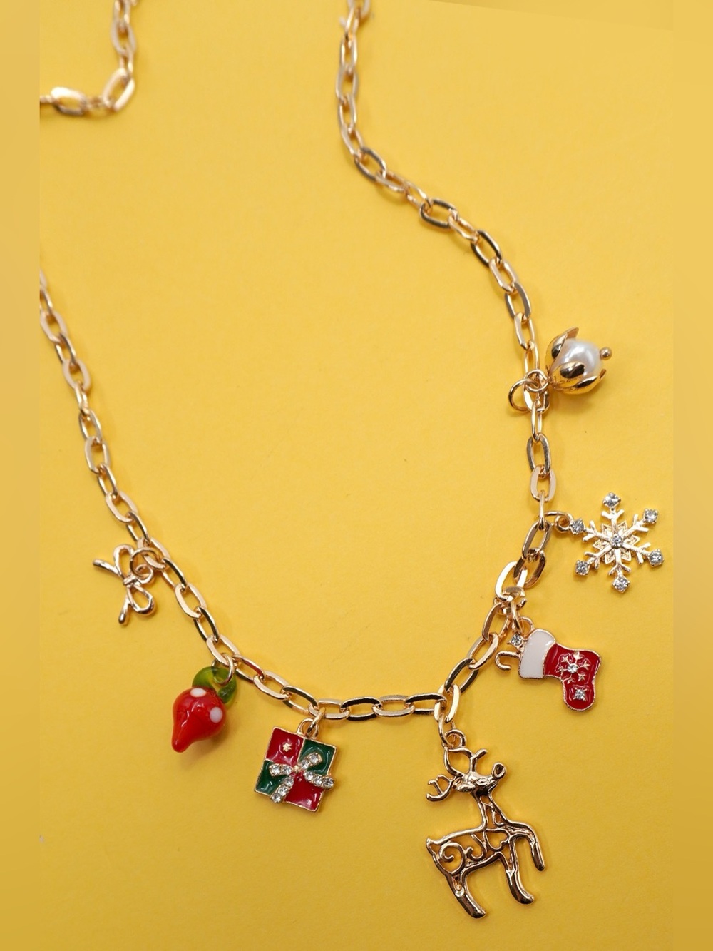 Christmas Cheer Charm Necklace
